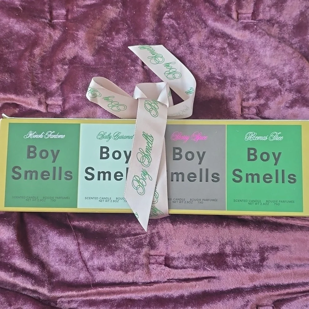 BOY SMELLS Votive Holiday Set Of 4 Candles, Retail Price $98.00 USD